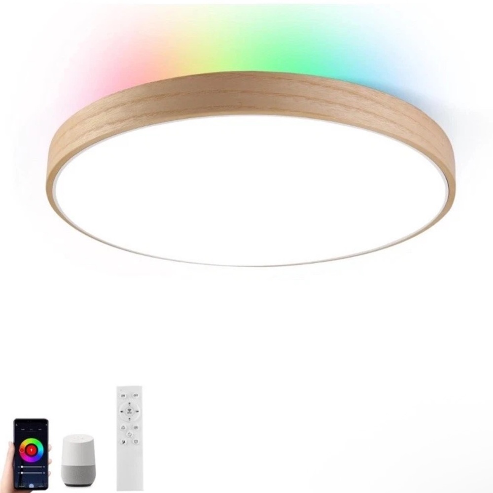 Modern LED Ceiling Light with Remote